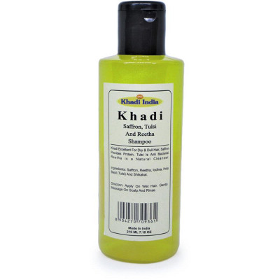 Khadi Saffron Tulsi Reetha Shampoo